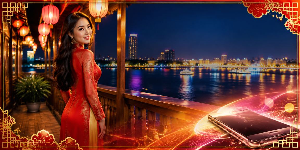 Nhân viên hỗ trợ người dùng tải ứng dụng riki tại khu vực Mekong